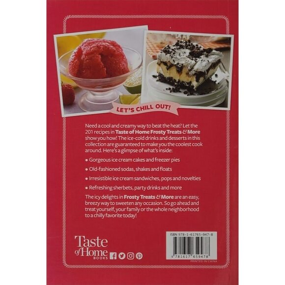 Taste of Home Frosty Treats & More 2015 Cookbook 201 Icy Sweets Recipes - Picture 2 of 12